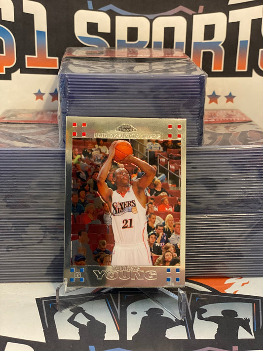 2007 Topps Chrome Thaddeus Young Rookie #117
