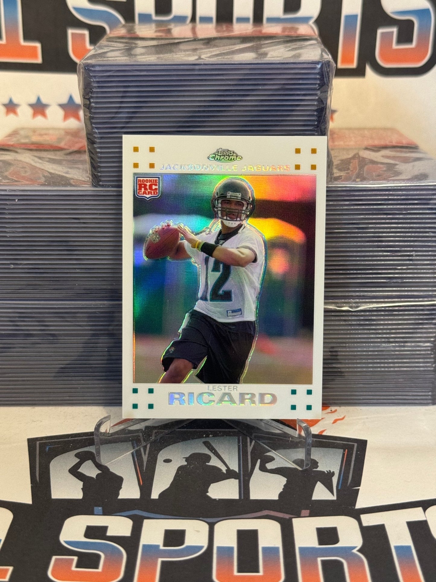 2007 Topps Chrome (White Refractor 762/869) Lester Ricard Rookie #TC180