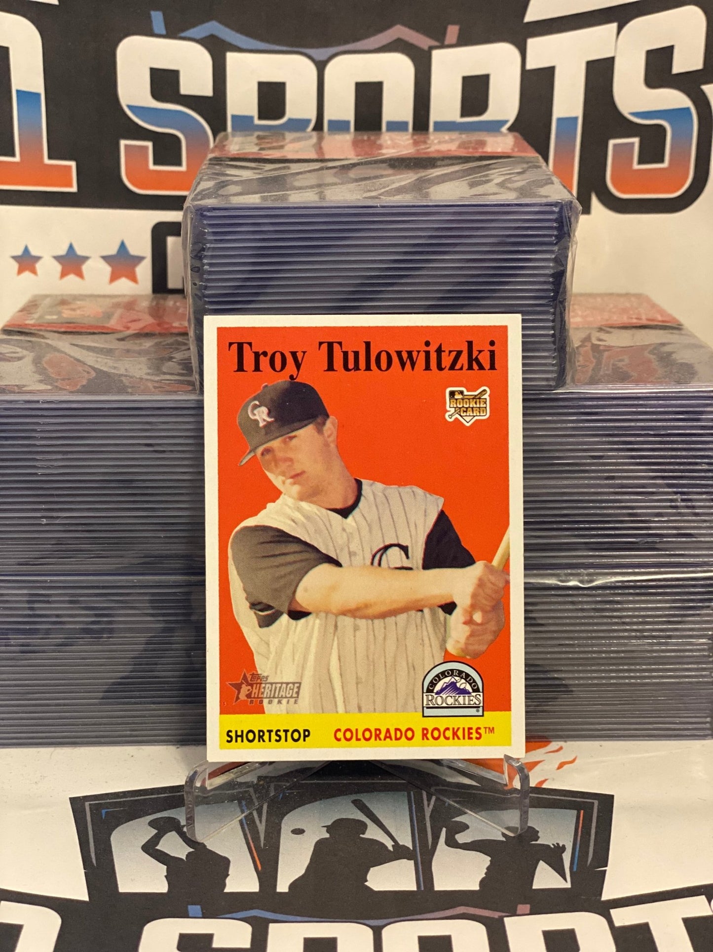 2007 Topps Heritage Troy Tulowitzki Rookie #263