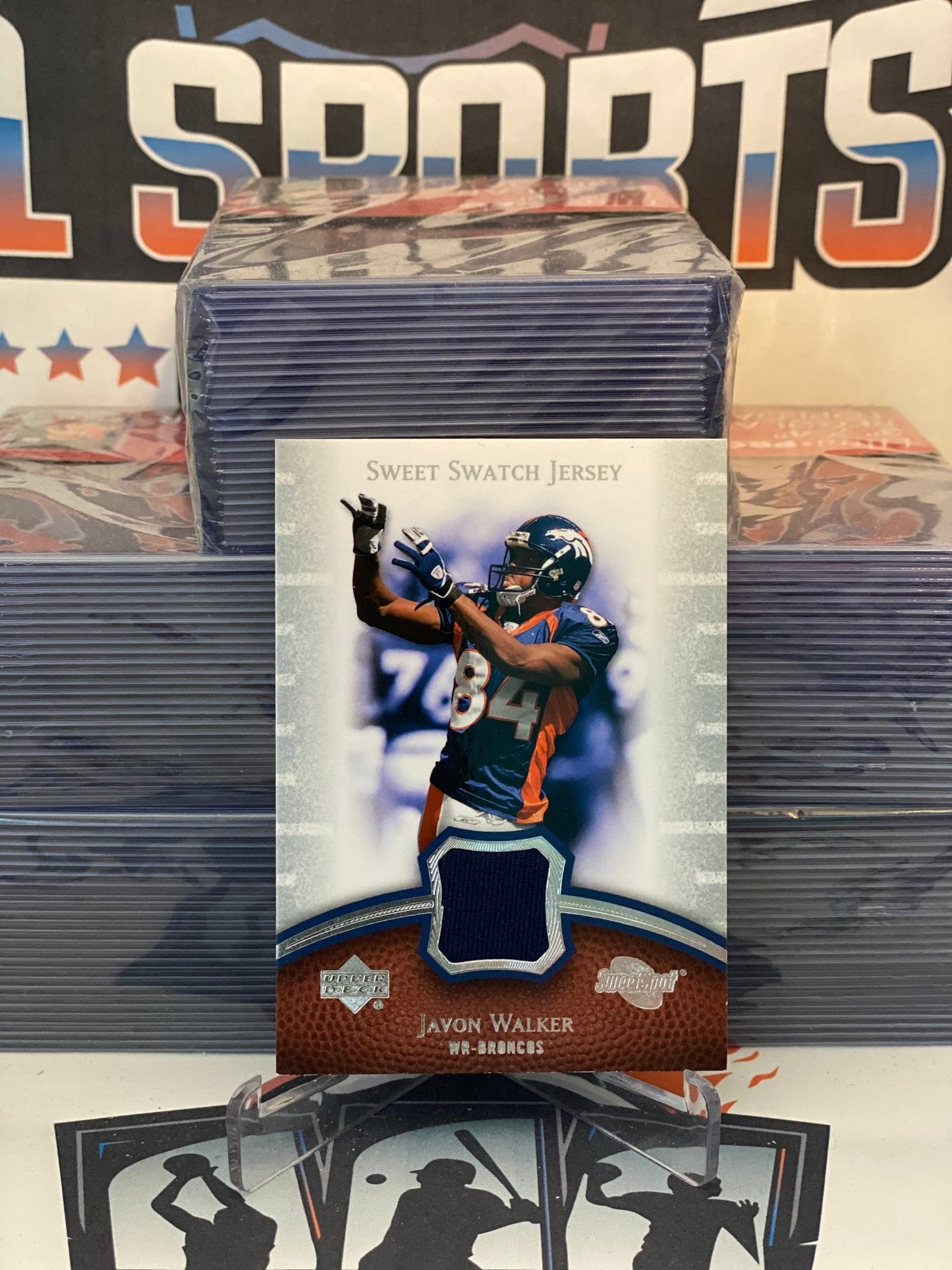 2007 Upper Deck (Sweet Swatch Jersey Relic) Javon Walker #SS-JW