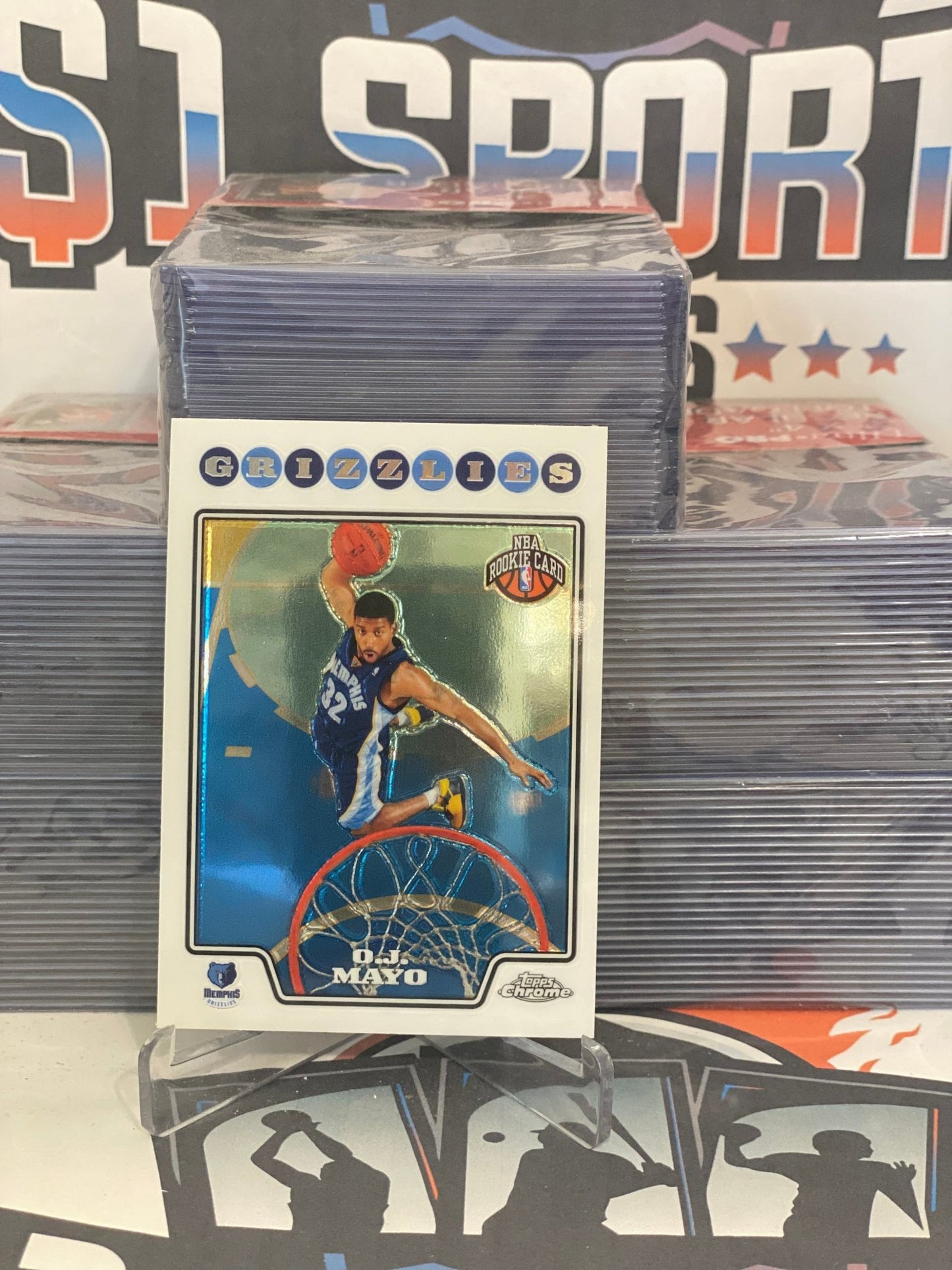 2008 Topps Chrome O.J. Mayo Rookie #183