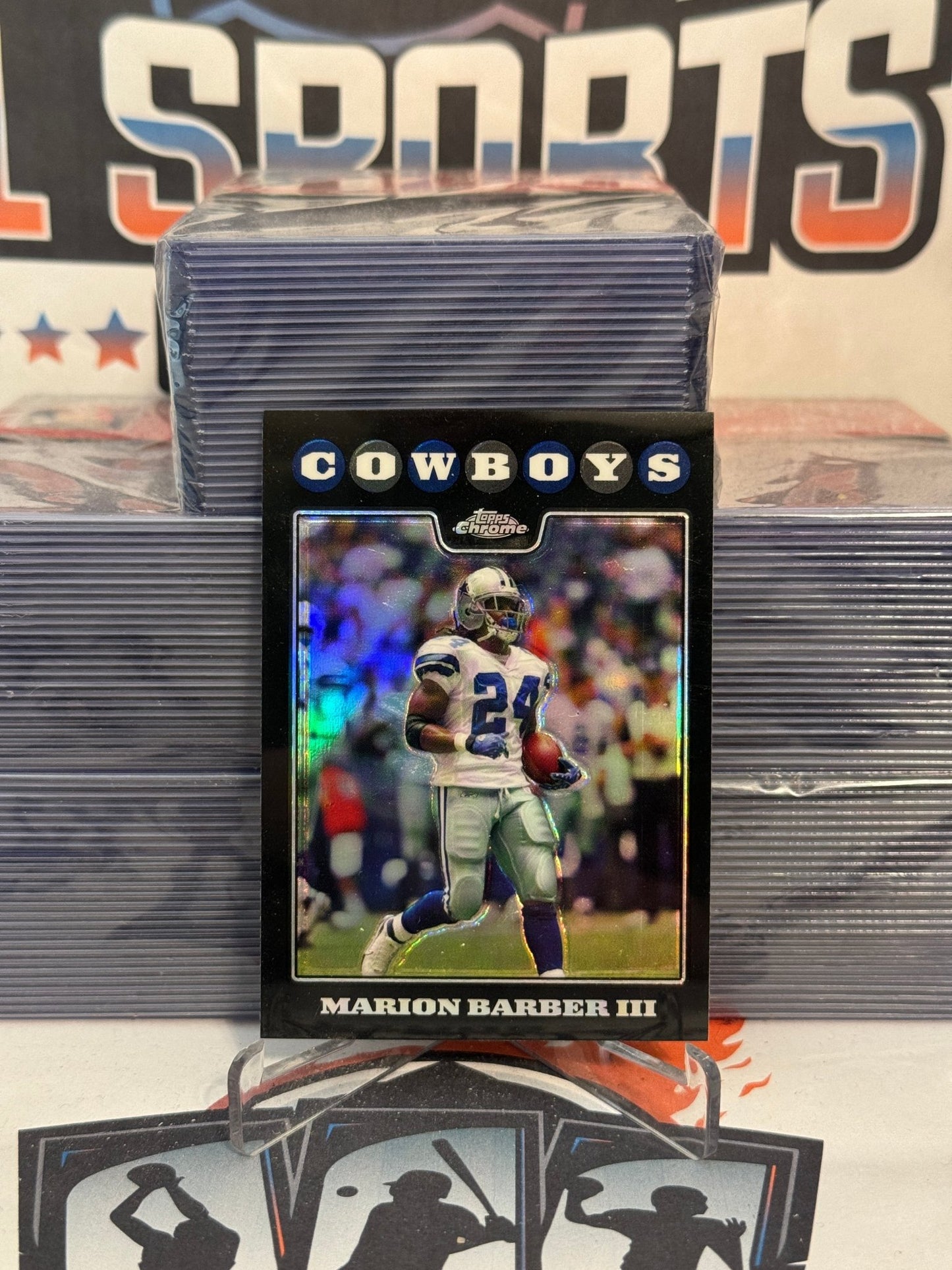 2008 Topps Chrome (Refractor) Marion Barber #TC42