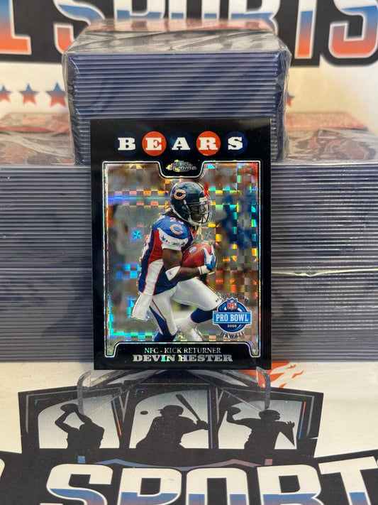 2008 Topps Chrome (X-Fractor, Pro Bowl) Devin Hester #TC148