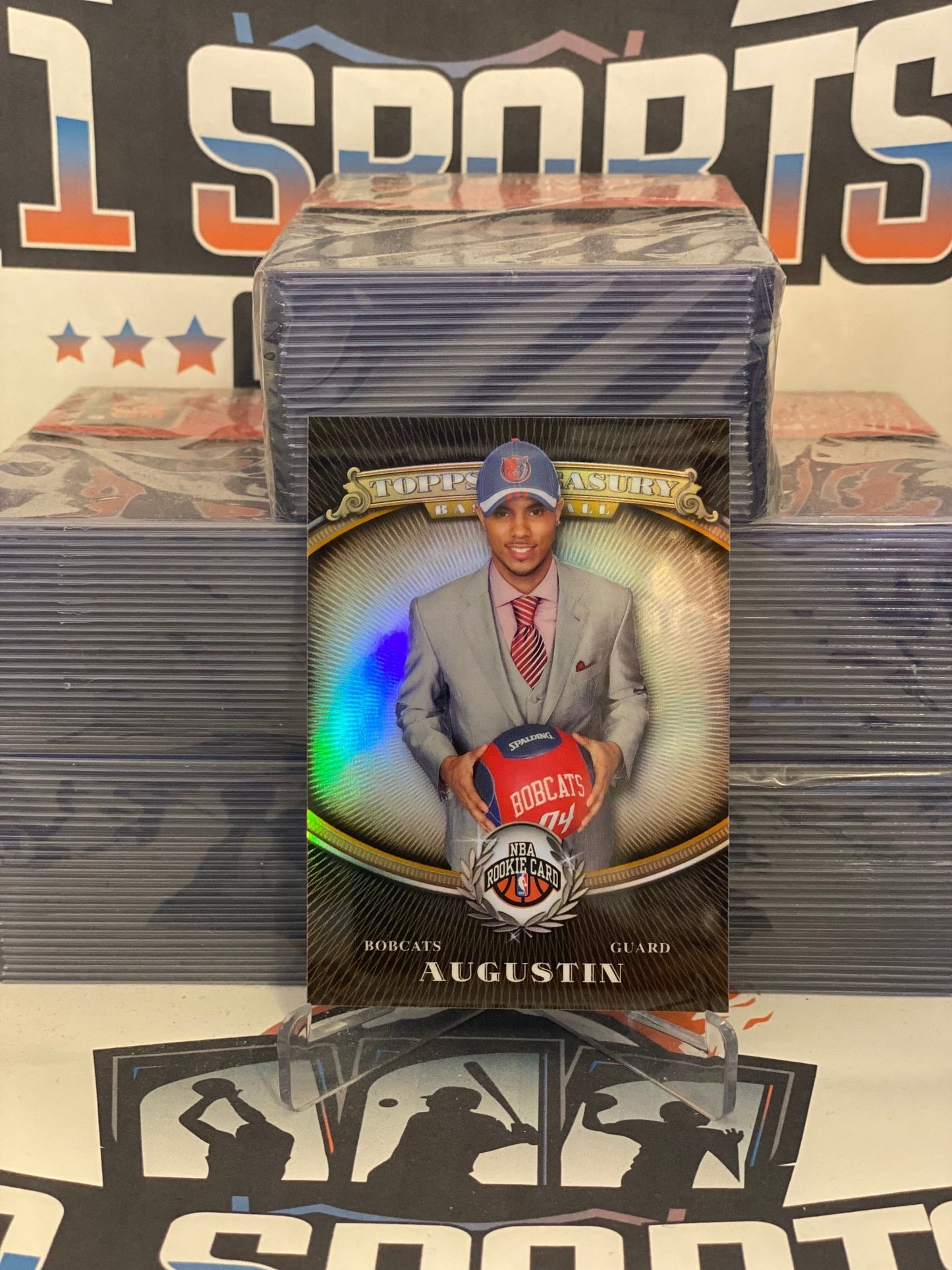 2008 Topps Treasury (Refractor 0229/2008) DJ Augustin Rookie #109
