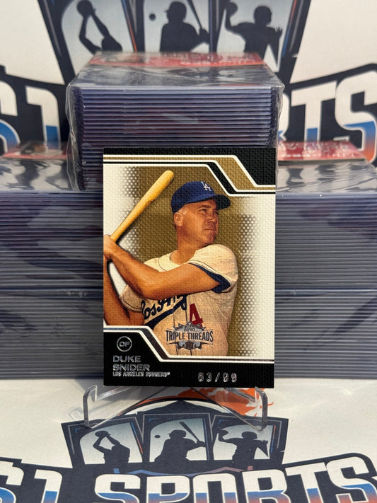 2008 Topps Triple Threads (83/99) Duke Snider #89