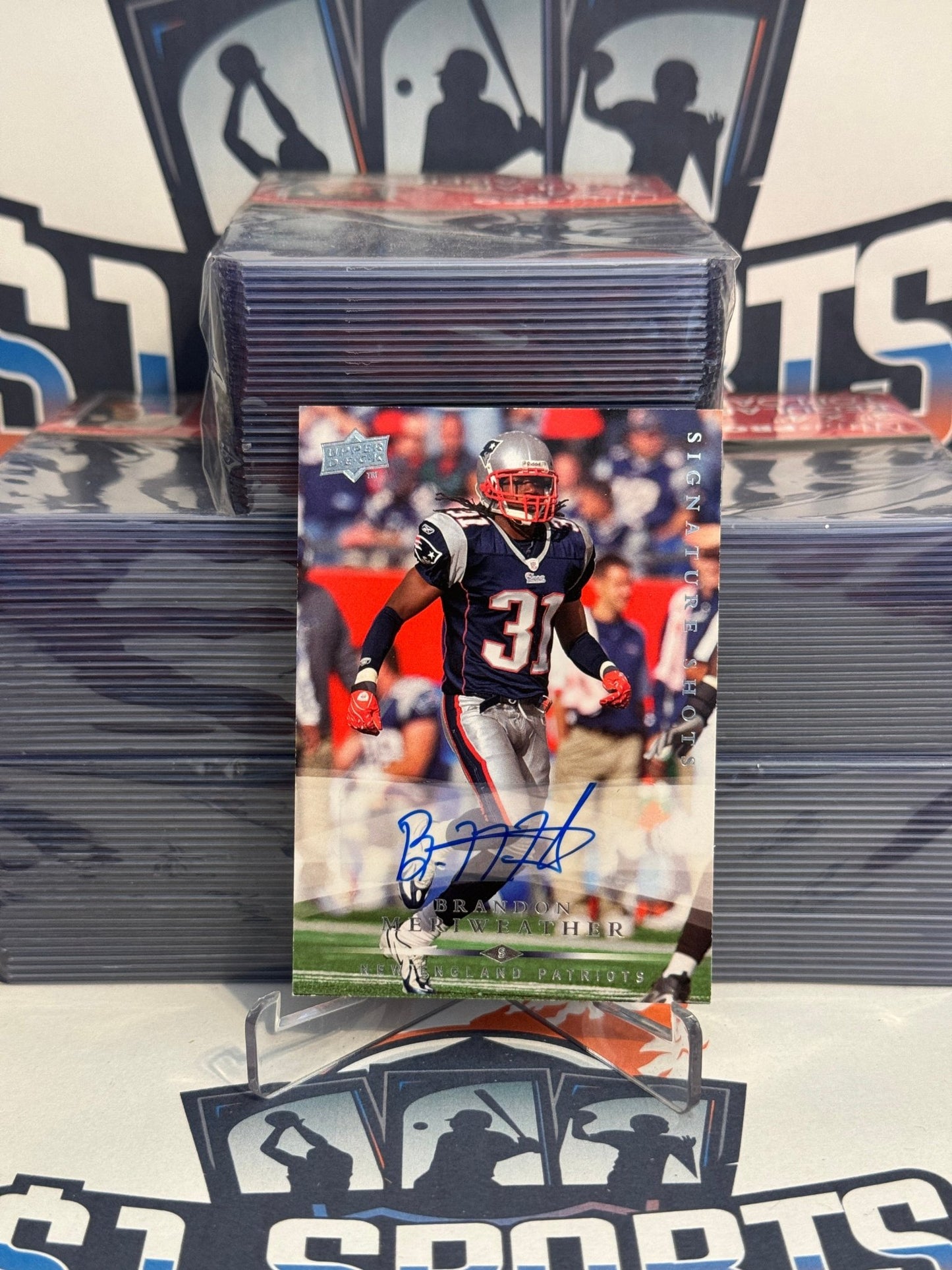 2008 Upper Deck (Signature Shots, Auto) Brandon Meriweather #SS55