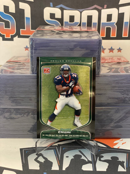 2009 Bowman Chrome Knowshon Moreno Rookie #127