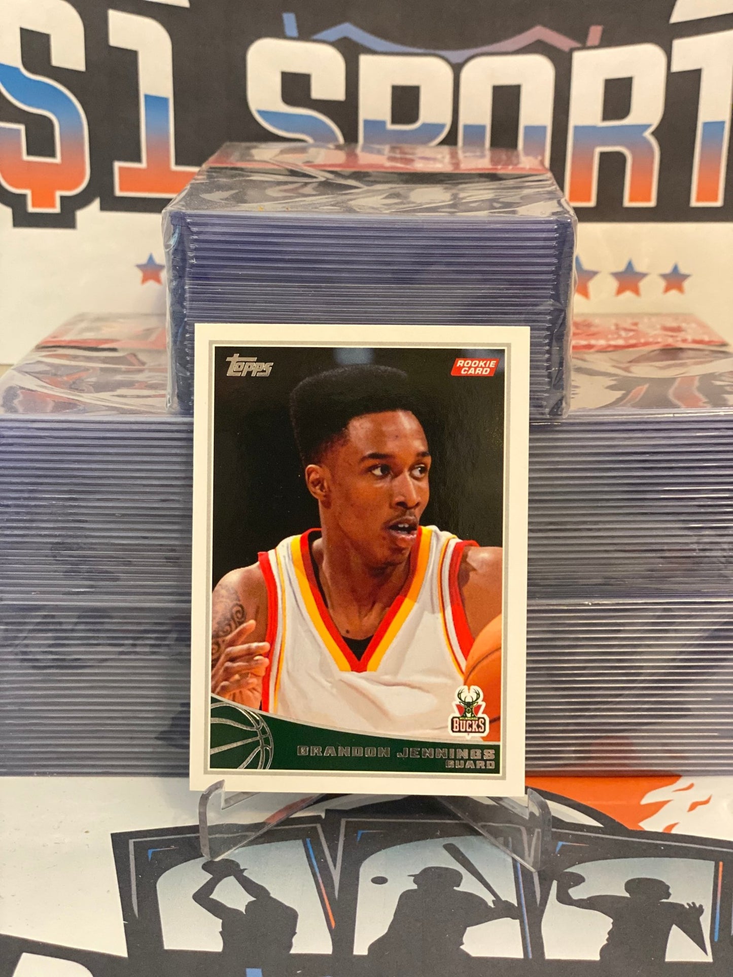 2009 Topps Brandon Jennings Rookie #322