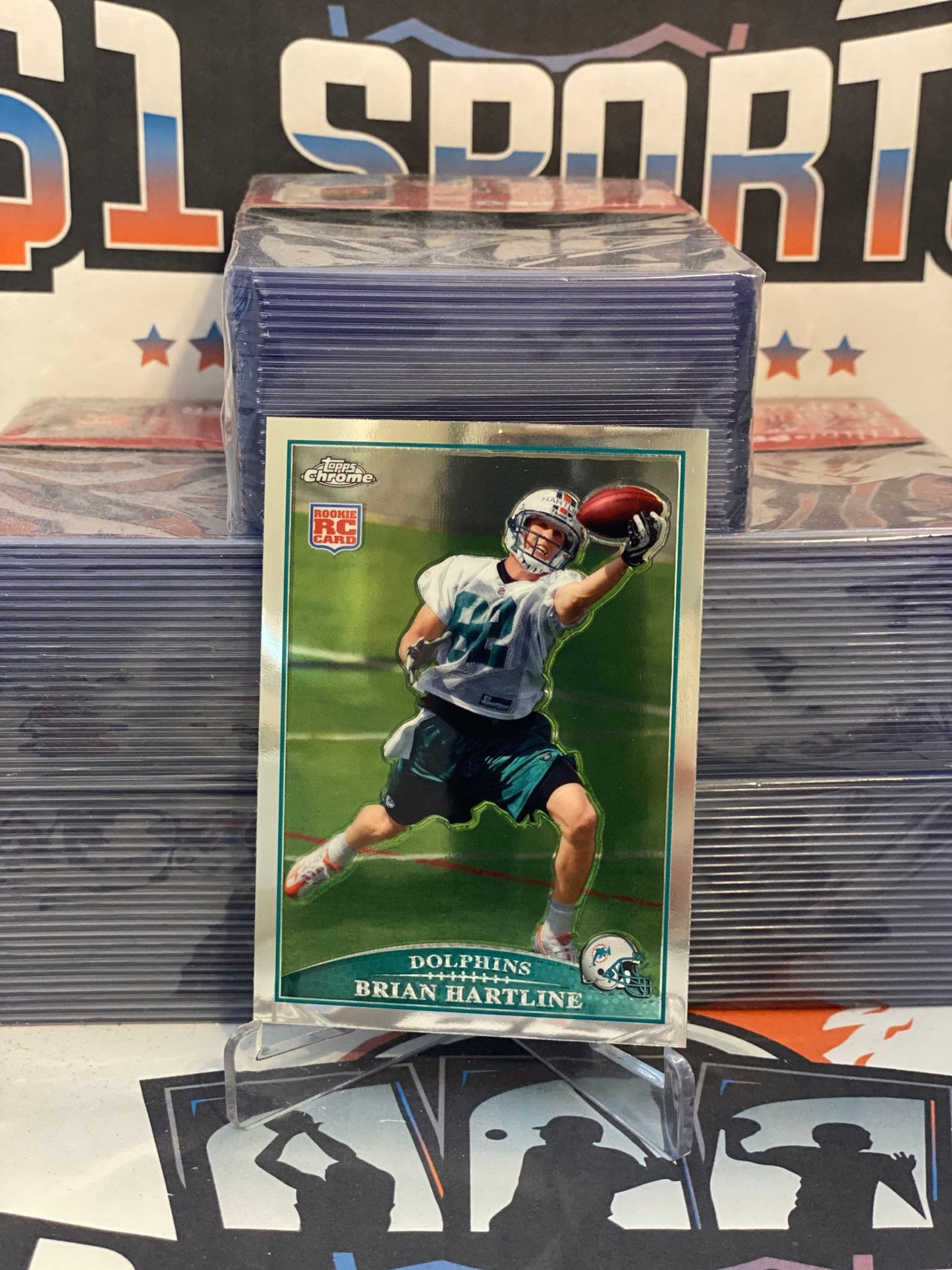 2009 Topps Chrome Brian Hartline Rookie #TC126