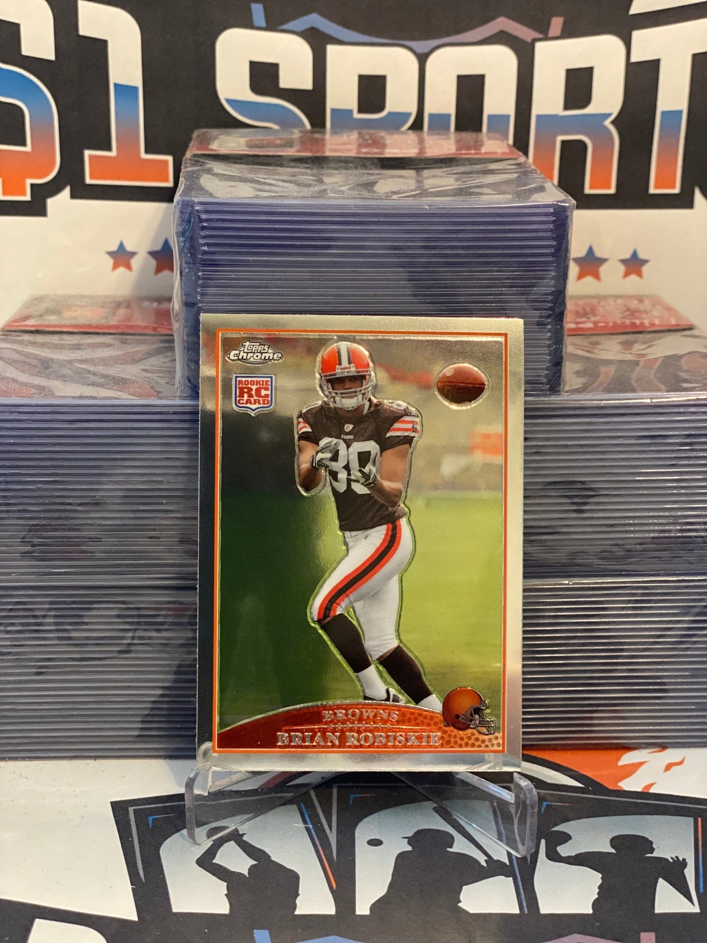 2009 Topps Chrome Brian Robiskie Rookie #TC191