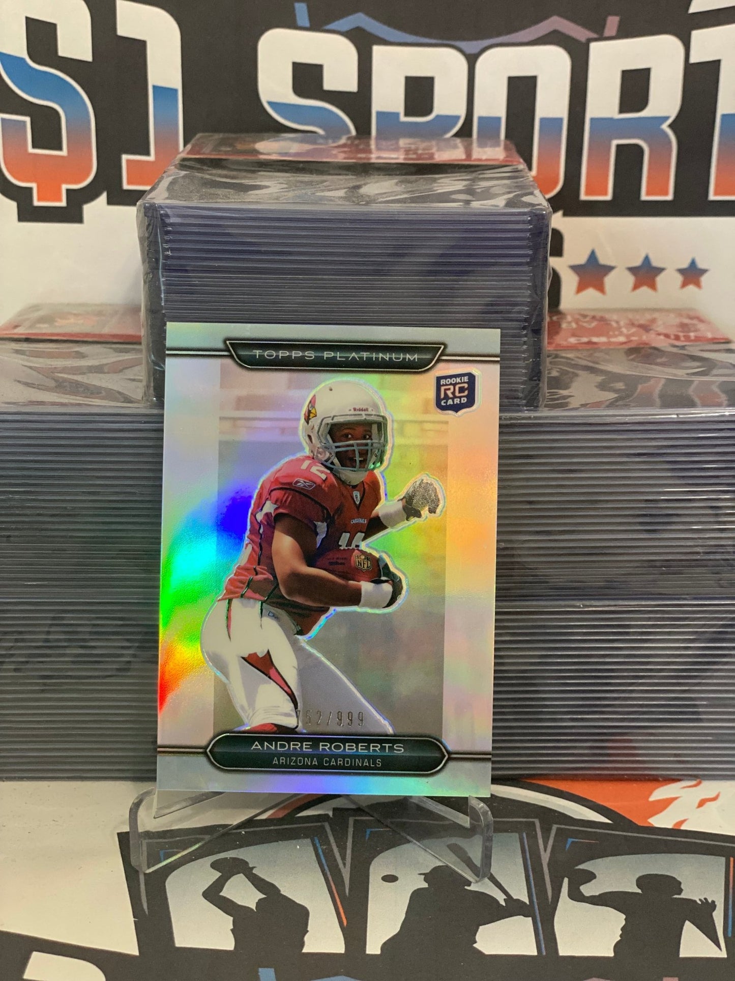 2009 Topps Platinum (752/999) Andre Roberts Rookie #34