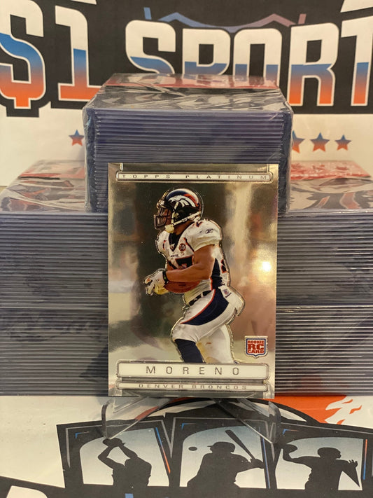 2009 Topps Platinum Knowshon Moreno Rookie #129