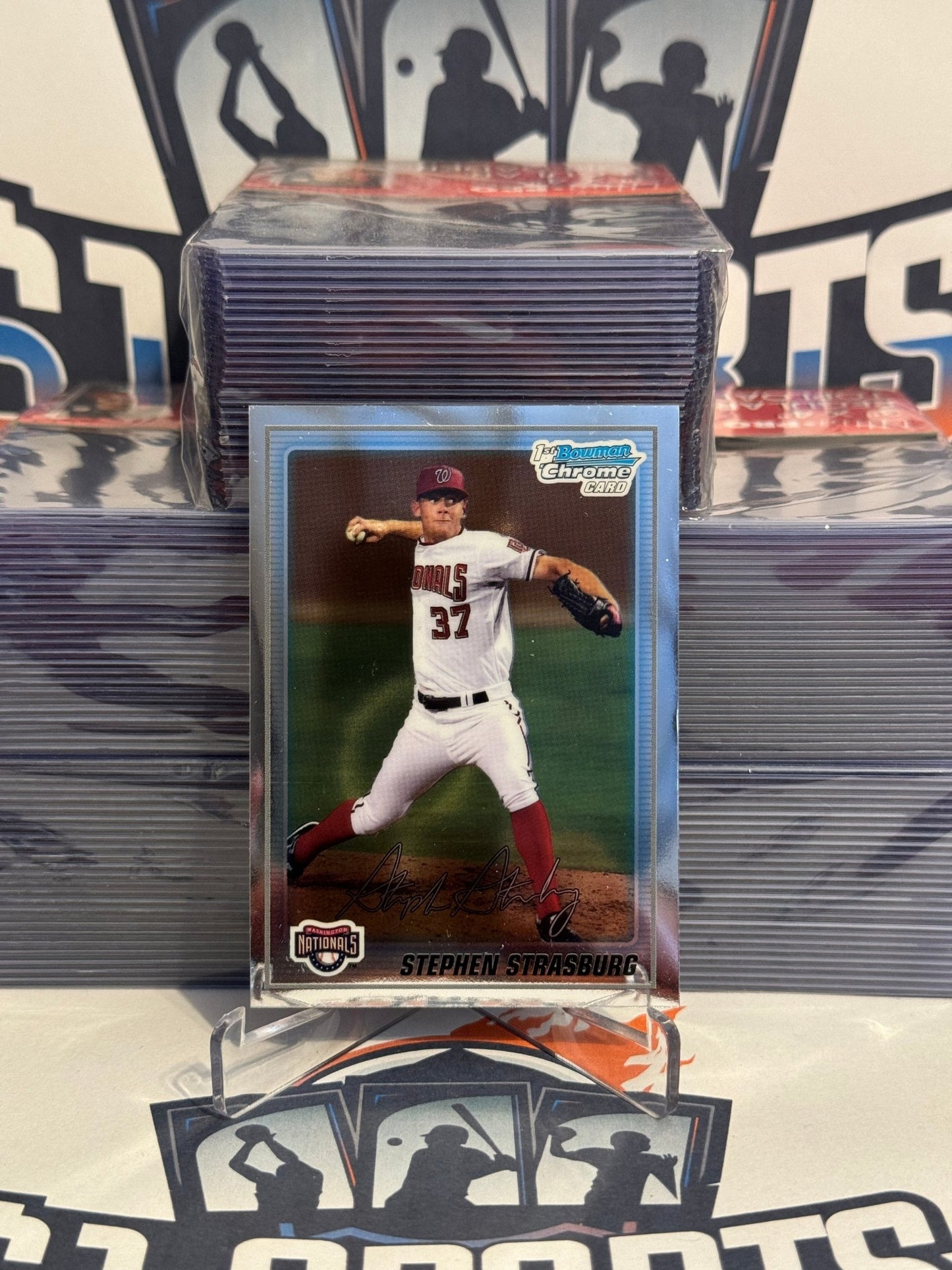 2010 Bowman Chrome Prospects (1st Bowman) Stephen Strasburg #BCP1