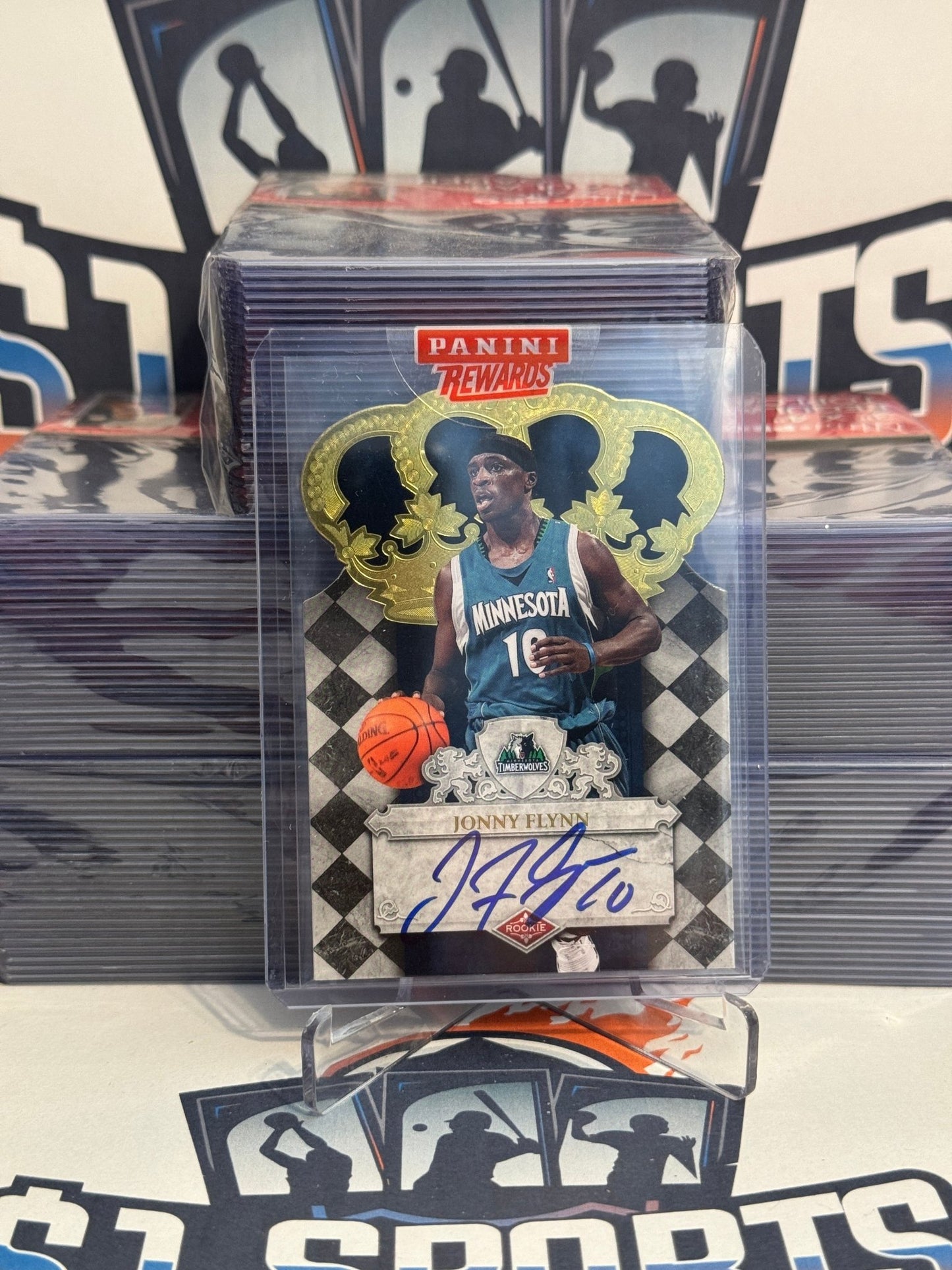 2010 Panini Crown Royale (Auto) Jonny Flynn Rookie #105