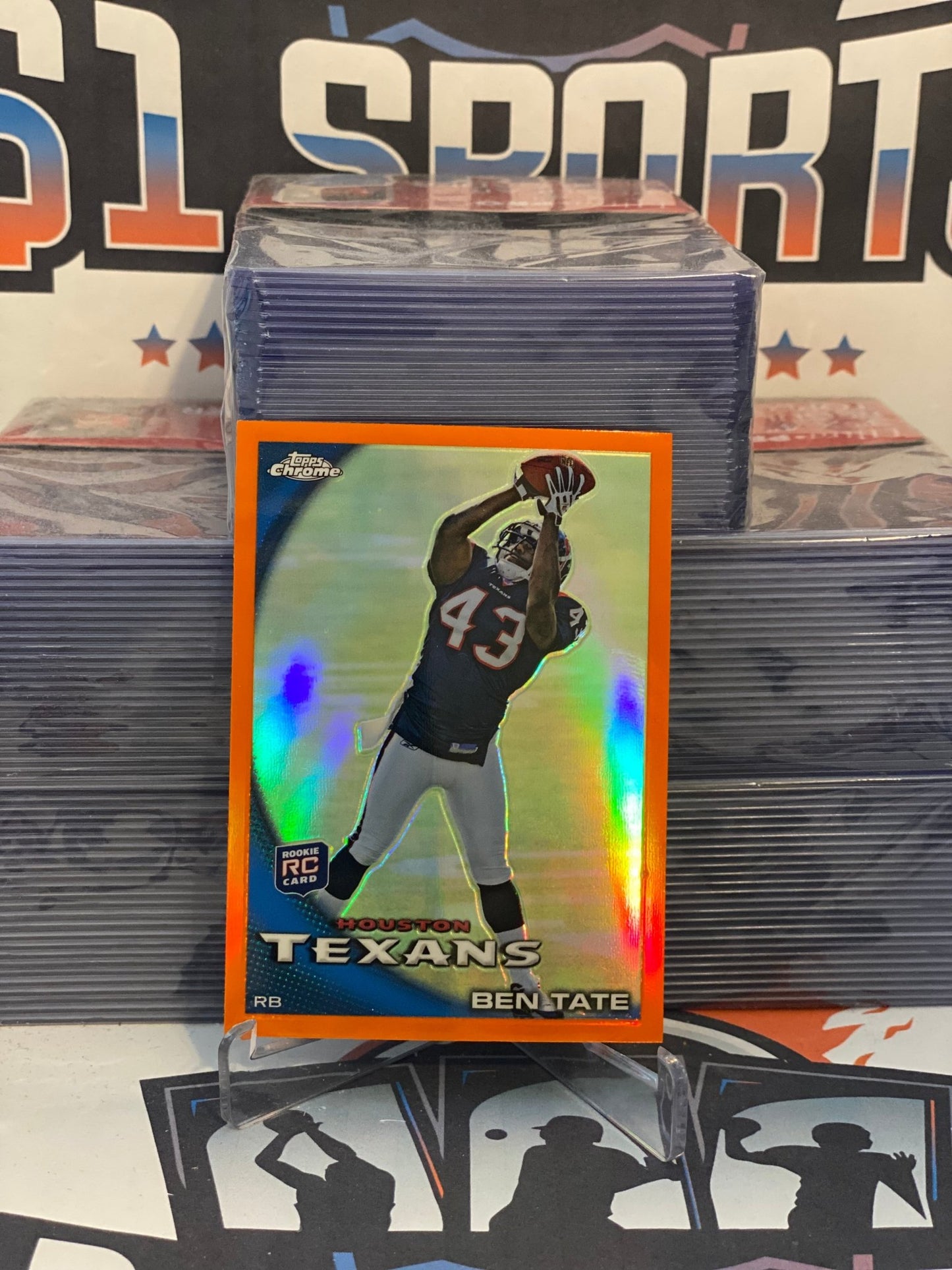 2010 Topps Chrome (Orange Refractor) Ben Tate Rookie #C46