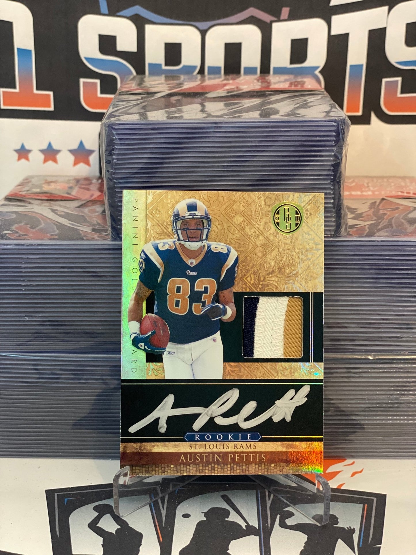 2011 Panini Gold Standard (Rookie Patch Auto Relic 047/525) Austin Pettis #275