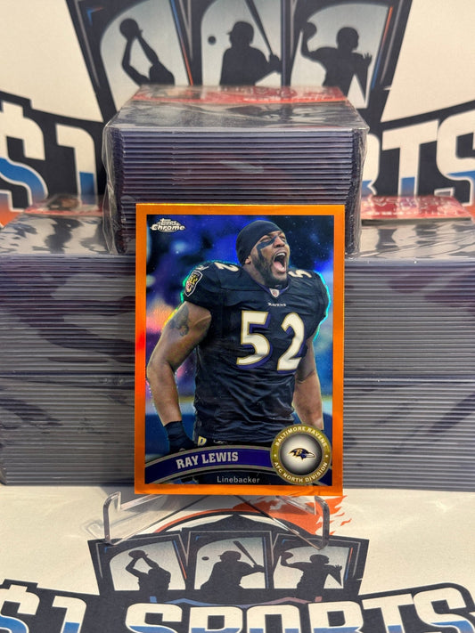 2011 Topps Chrome (Orange Refractor) Ray Lewis #2