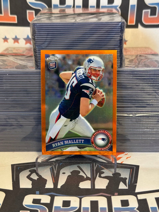 2011 Topps Chrome (Orange Refractor) Ryan Mallett Rookie #122