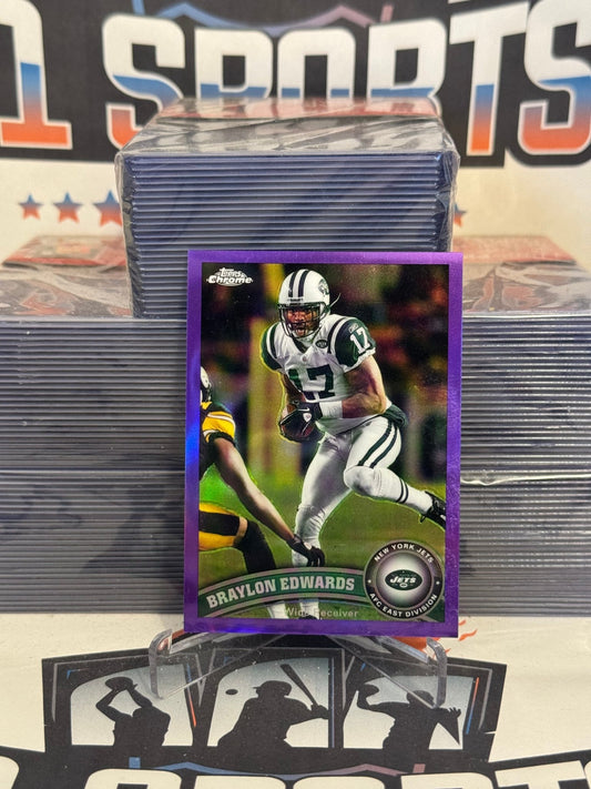 2011 Topps Chrome (Purple Refractor 421/499) Braylon Edwards #138