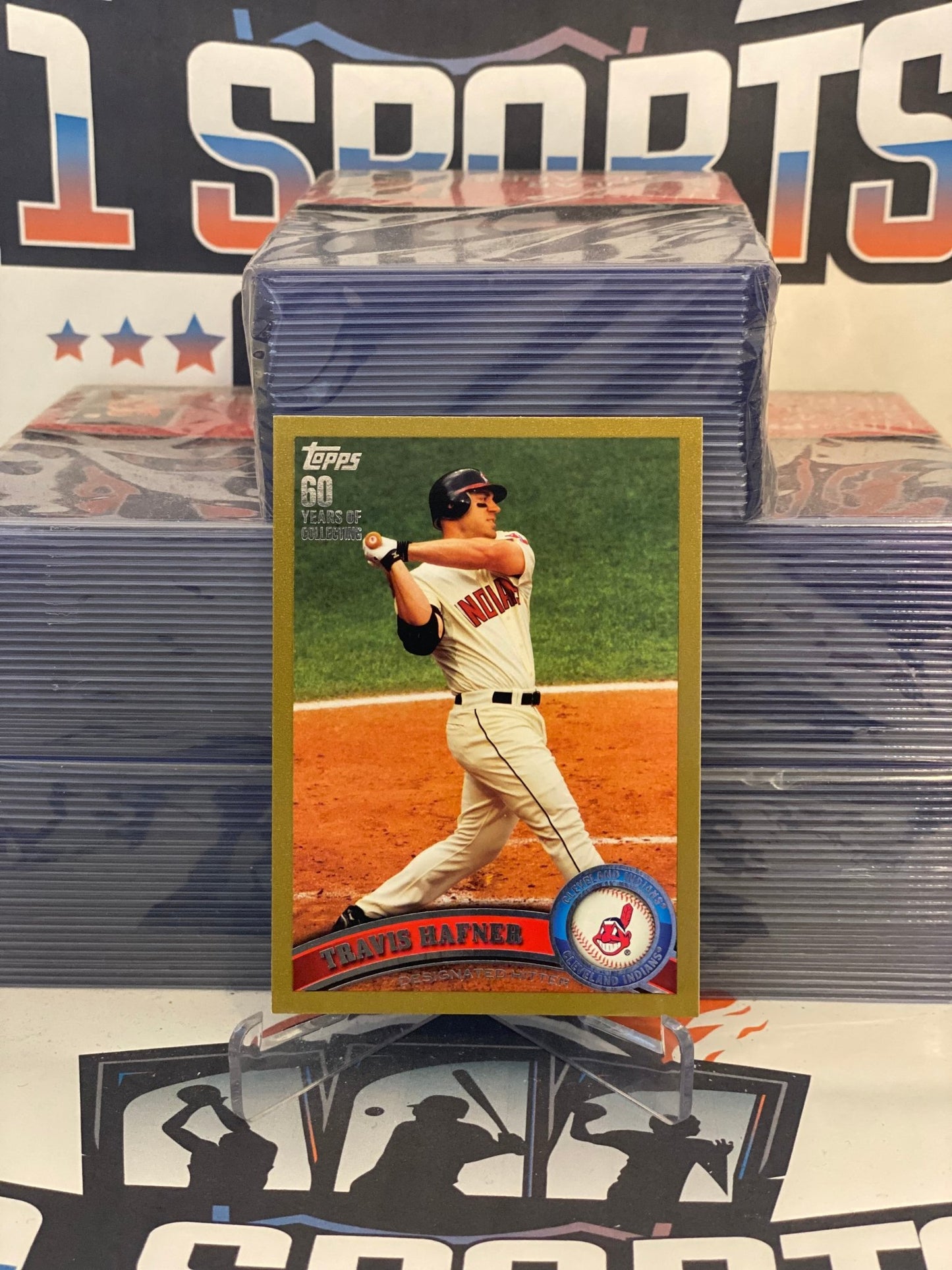 2011 Topps (Gold 1226/2011) Travis Hafner #257