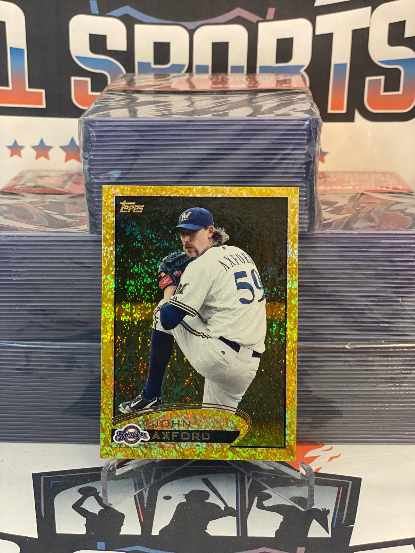 2012 Topps (Gold Sparkle) John Axford #294