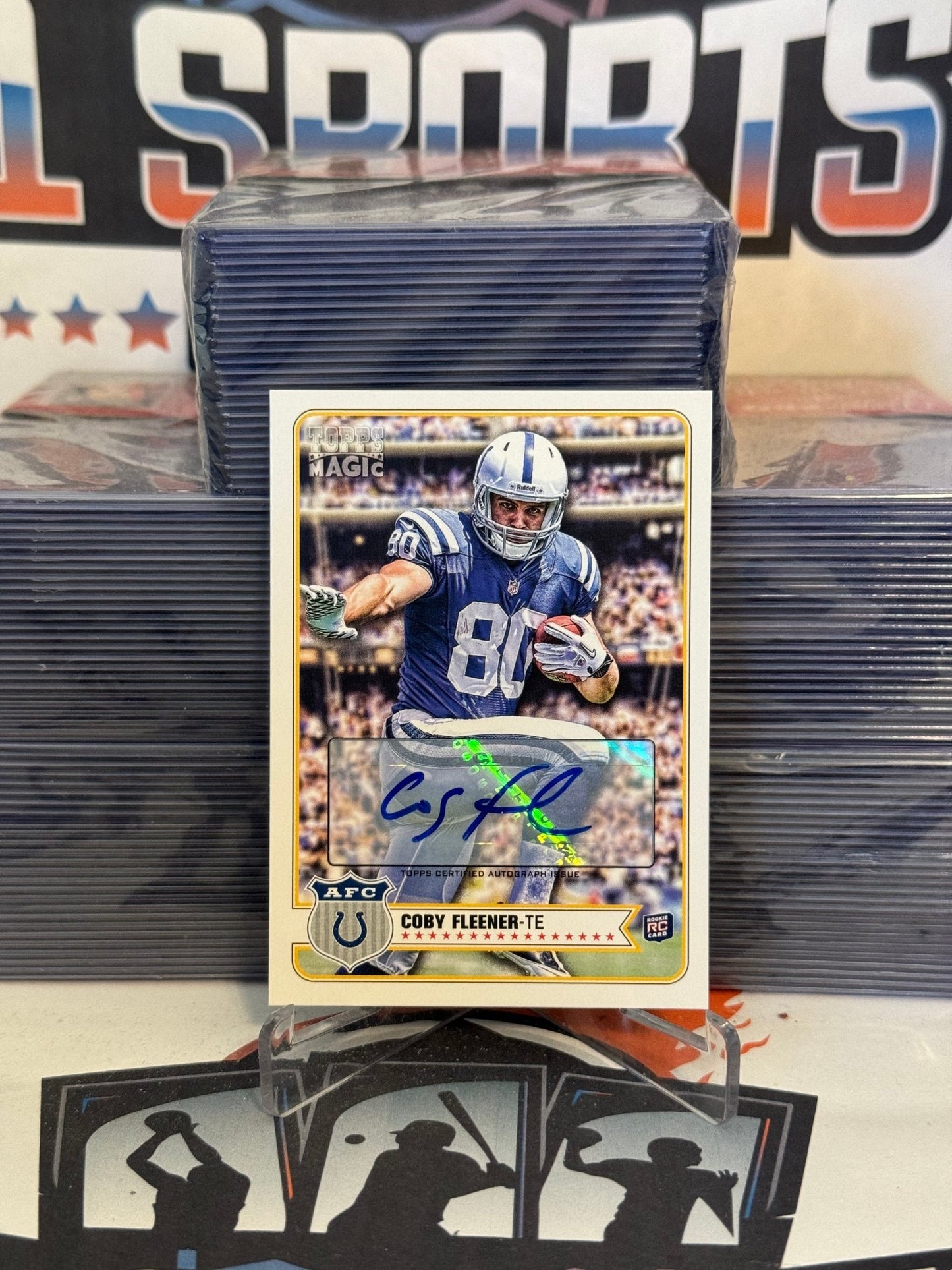 2012 Topps Magic (Auto) Coby Fleener Rookie #192