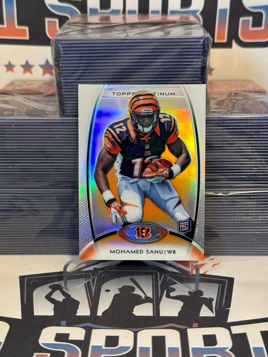 2012 Topps Platinum (Orange Refractor) Mohamed Sanu Rookie #121