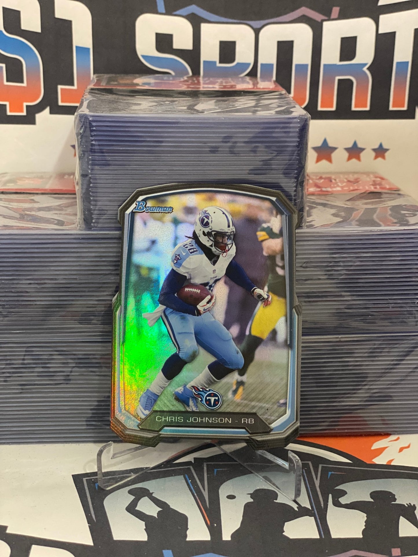 2013 Bowman (Die Cut) Chris Johnson #BDC-CJ