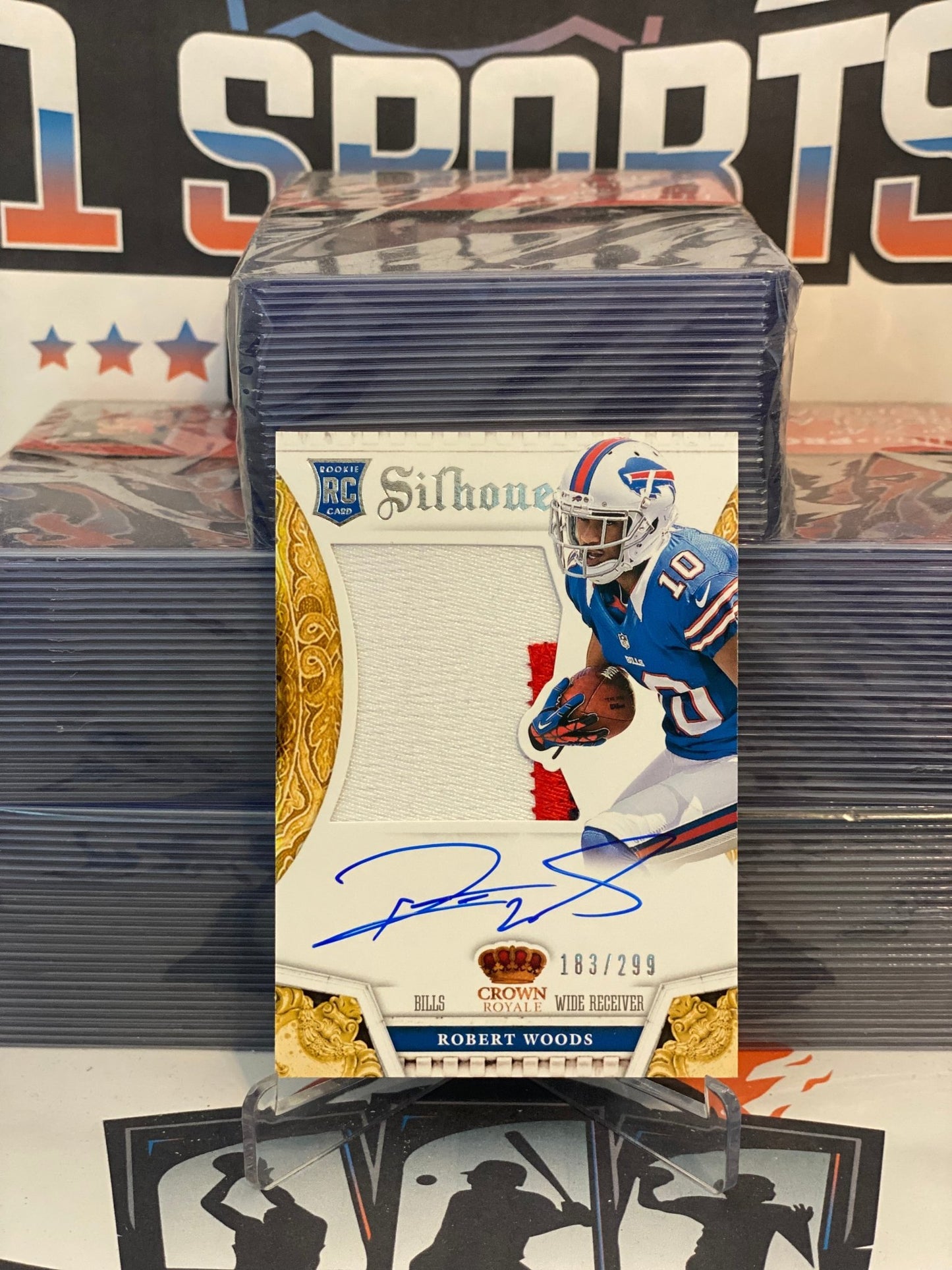 2013 Panini Crown Royale (Rookie Patch Auto 183/299) Robert Woods #231