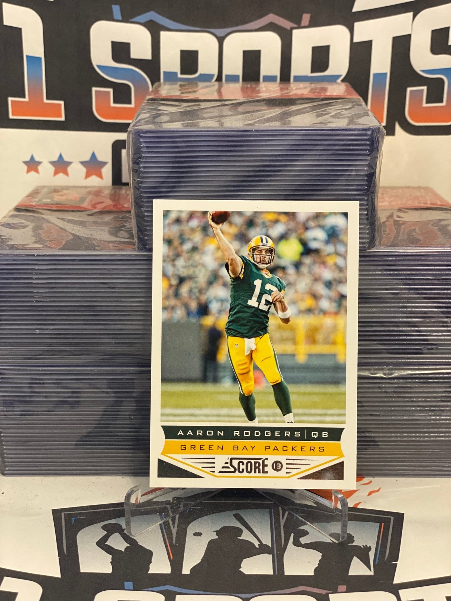 2013 Panini Score Aaron Rodgers #75