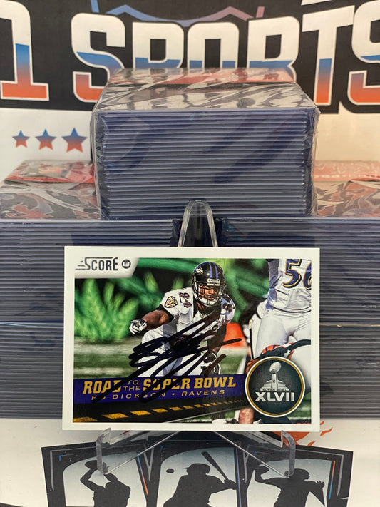 2013 Score (Super Bowl XLVII Auto) Ed Dickson #260