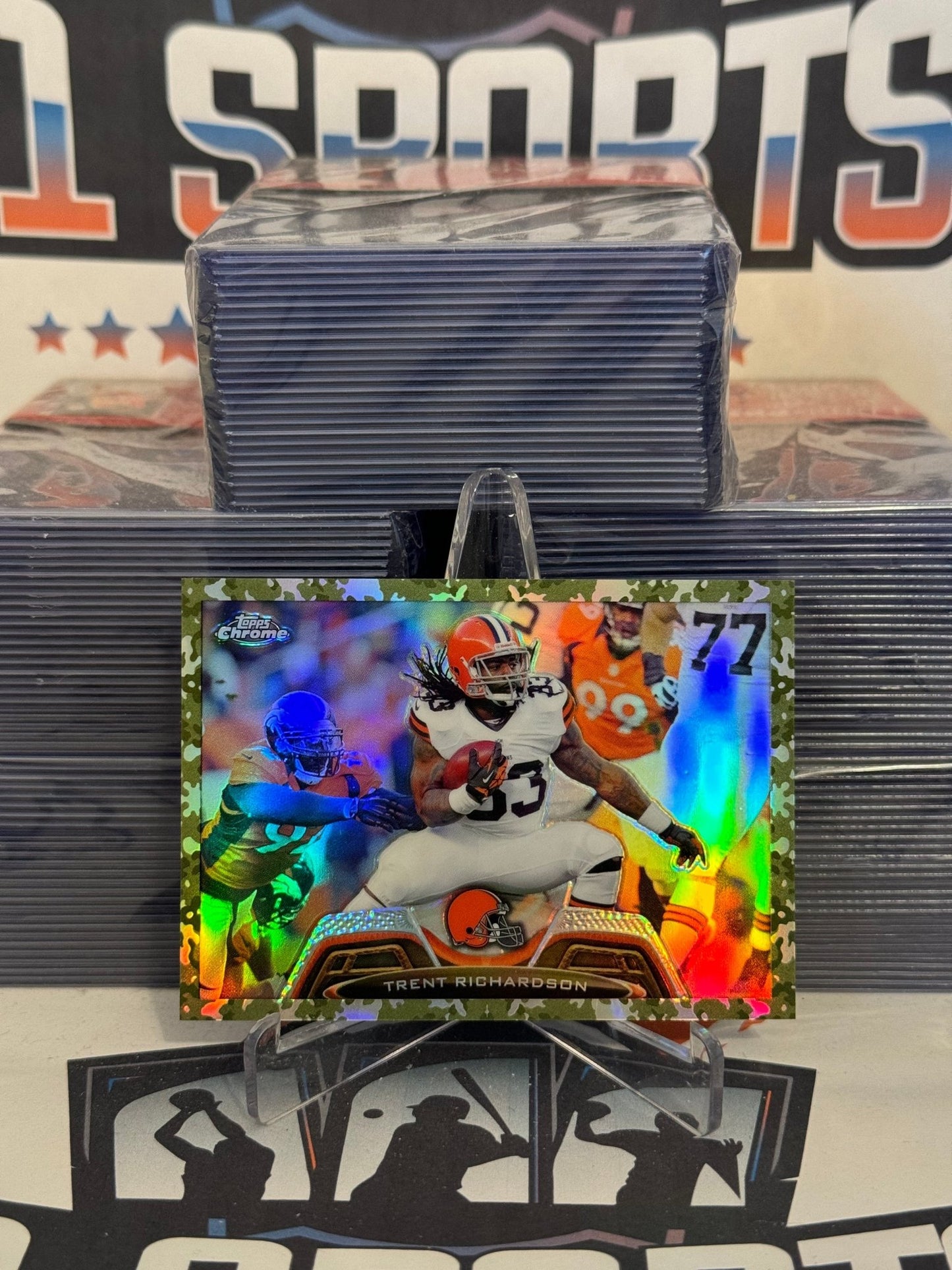 2013 Topps Chrome (Camo Refractor 172/499) Trent Richardson #164