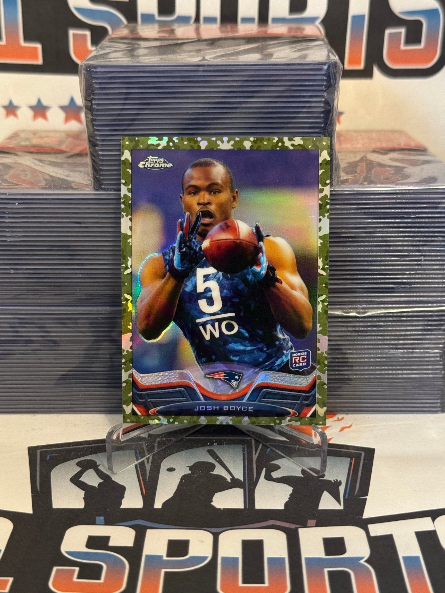 2013 Topps Chrome (Camo Refractor 179/499) Josh Boyce Rookie #152