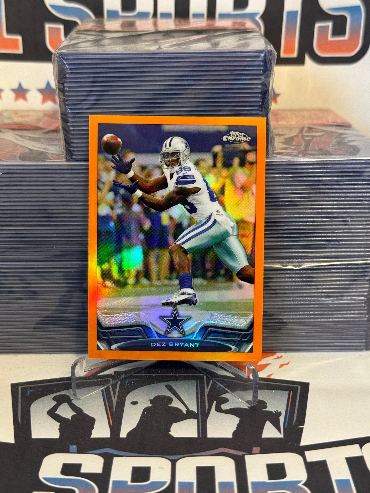 2013 Topps Chrome (Orange Refractor) Dez Bryant #95