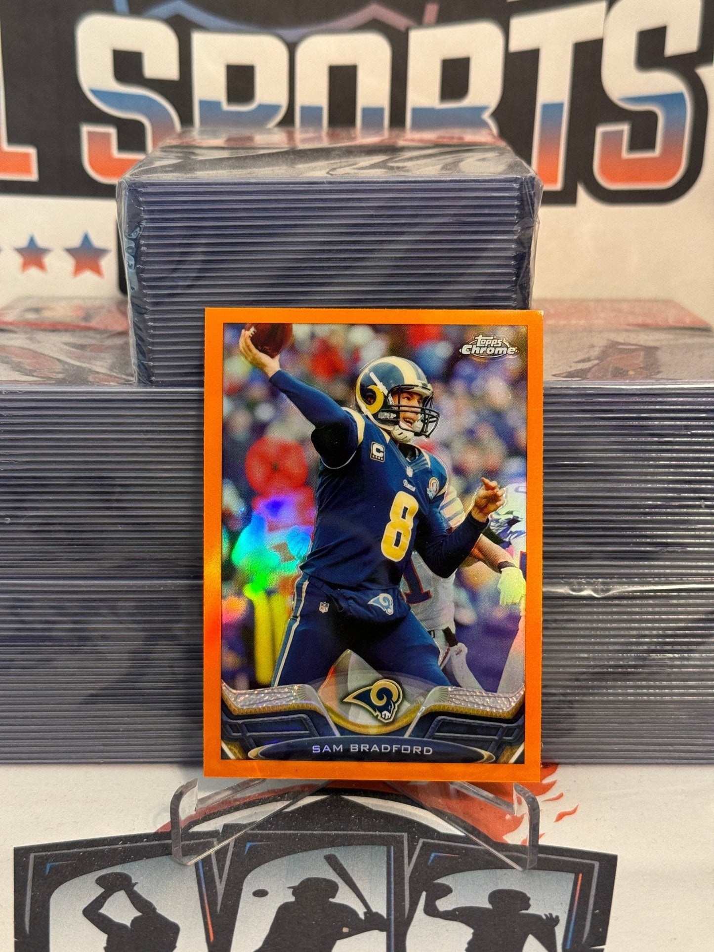 2013 Topps Chrome (Orange Refractor) Sam Bradford #203