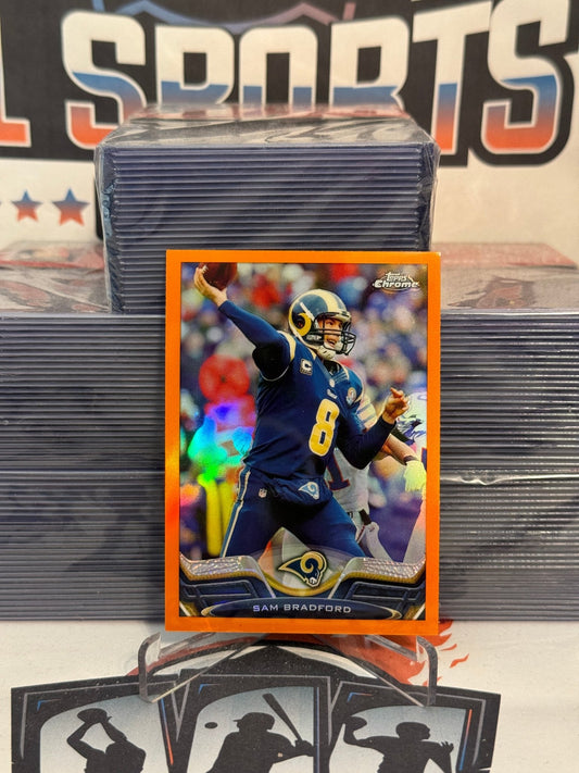 2013 Topps Chrome (Orange Refractor) Sam Bradford #203
