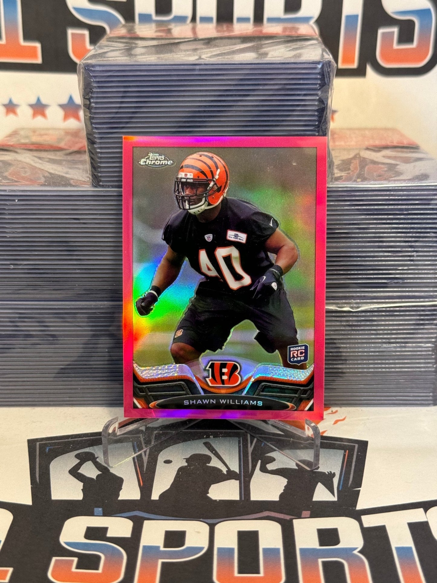 2013 Topps Chrome (Pink Refractor 234/399) Shawn Williams Rookie #74