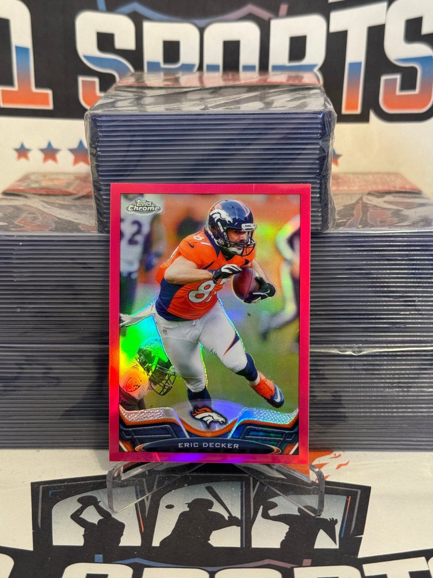 2013 Topps Chrome (Pink Refractor 322/399) Eric Decker #97