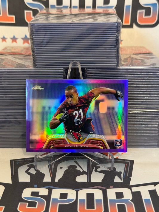 2013 Topps Chrome (Purple Refractor 51/499) Kevin Minter Rookie #206