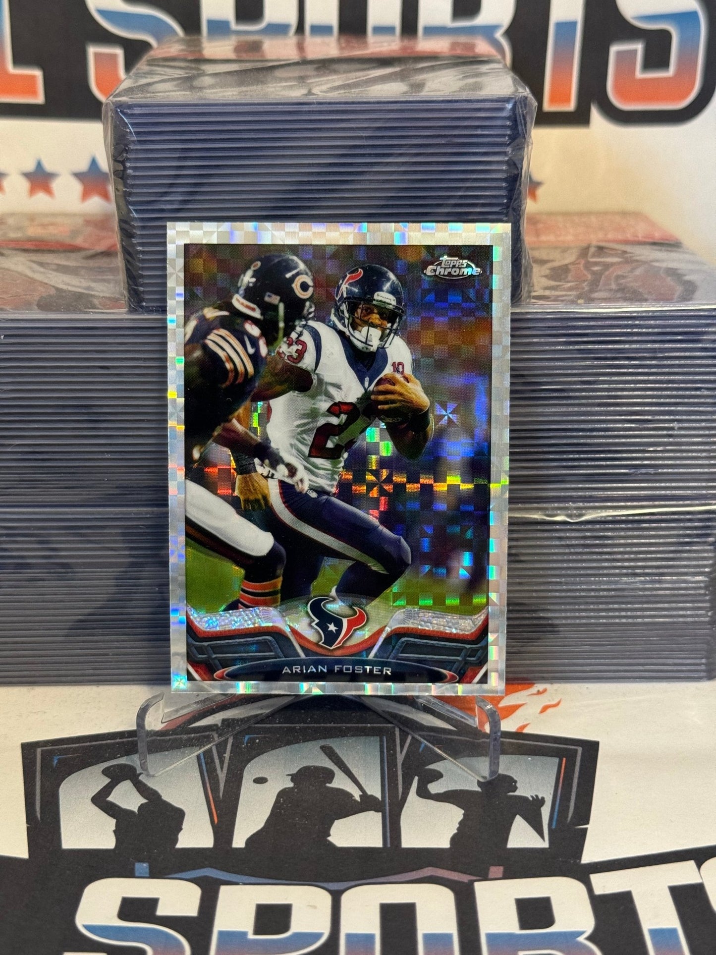 2013 Topps Chrome (X-Fractor) Arian Foster #70