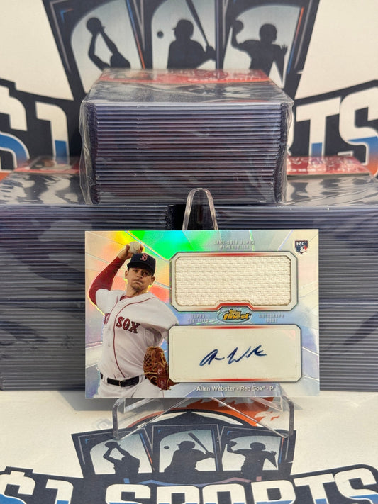 2013 Topps Finest (Refractor, Rookie Patch Relic Auto RPA) Allen Webster #AJR-AW