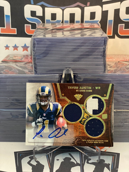 2013 Topps Triple Threads (Rookie Patch Auto Relic 30/99) Tavon Austin #102