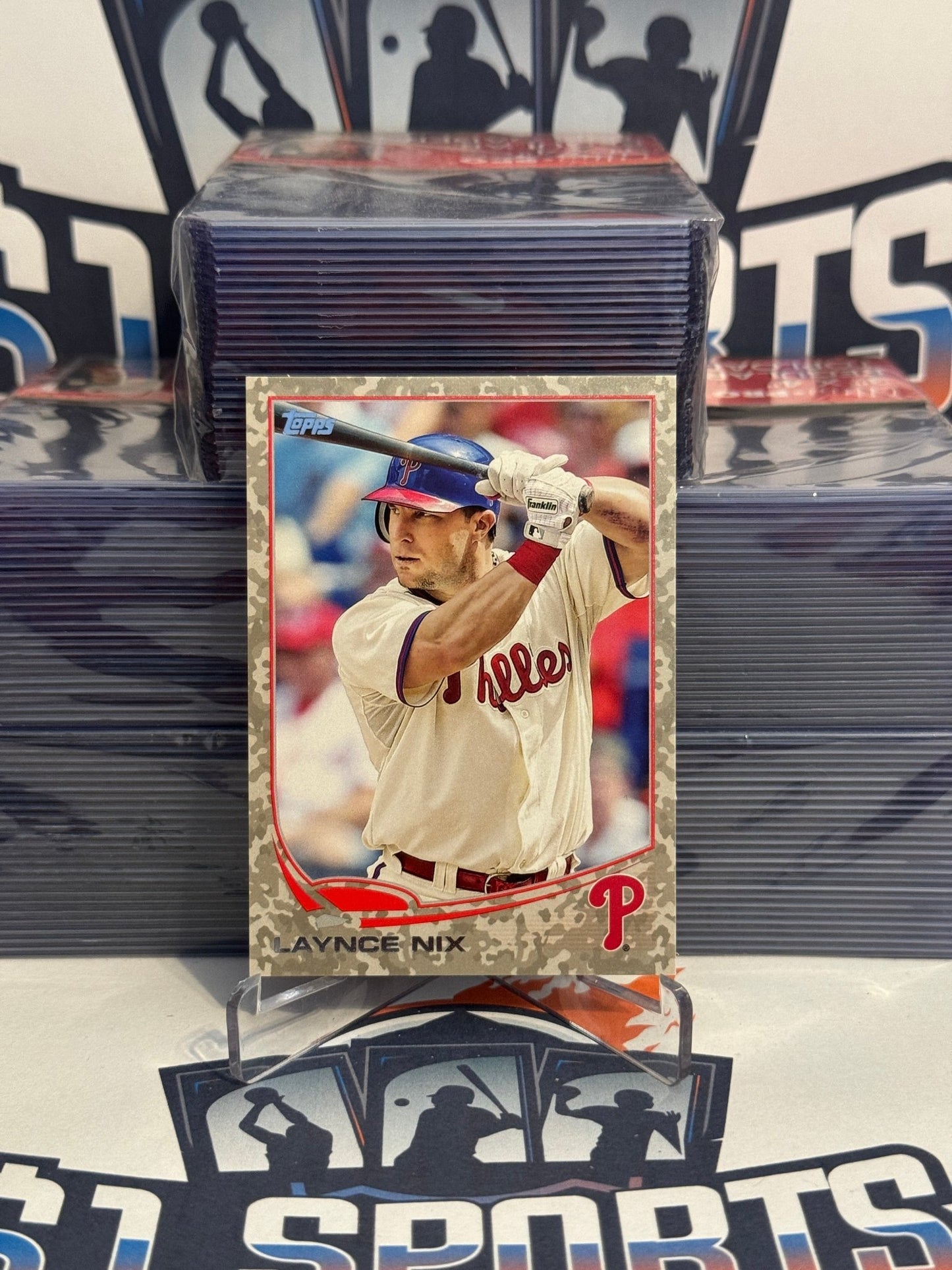 2013 Topps Update (Camo 17/99) Laynce Nix #US156