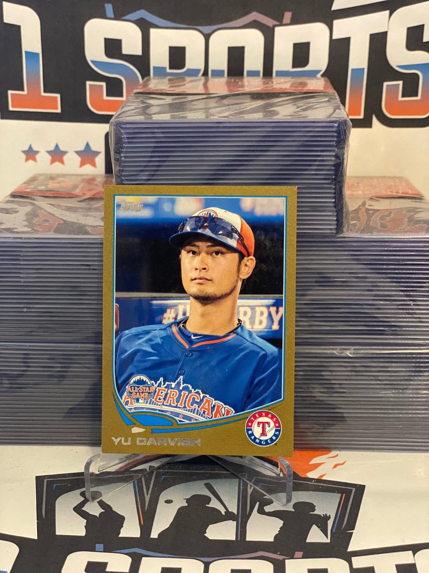 2013 Topps Update (Gold, All-Star 1163/2013) Yu Darvish #US79