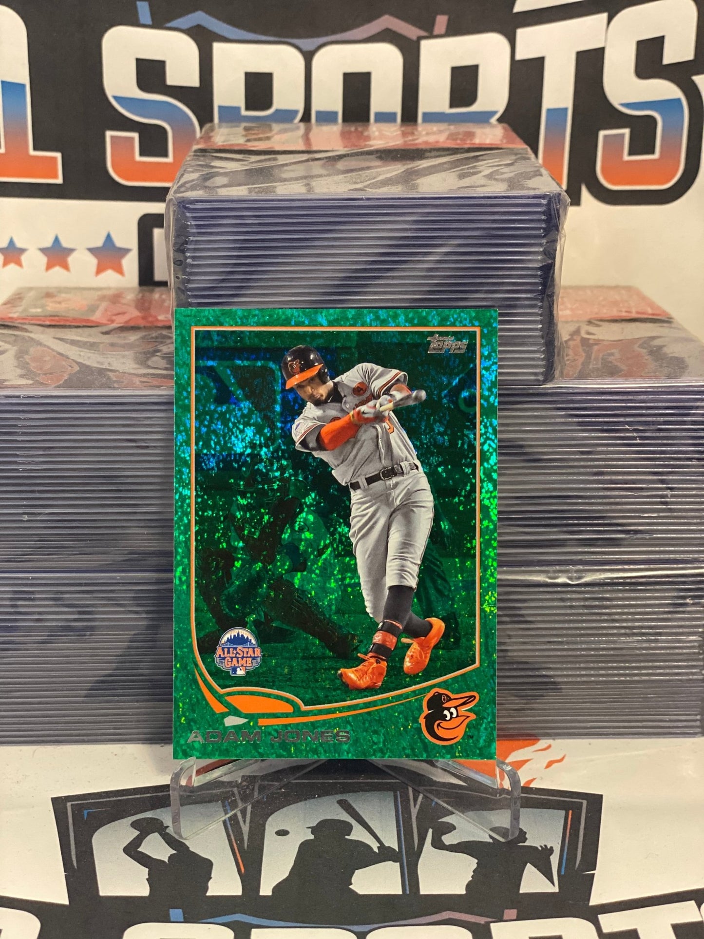 2013 Topps Update (Green Foil) Adam Jones #US72