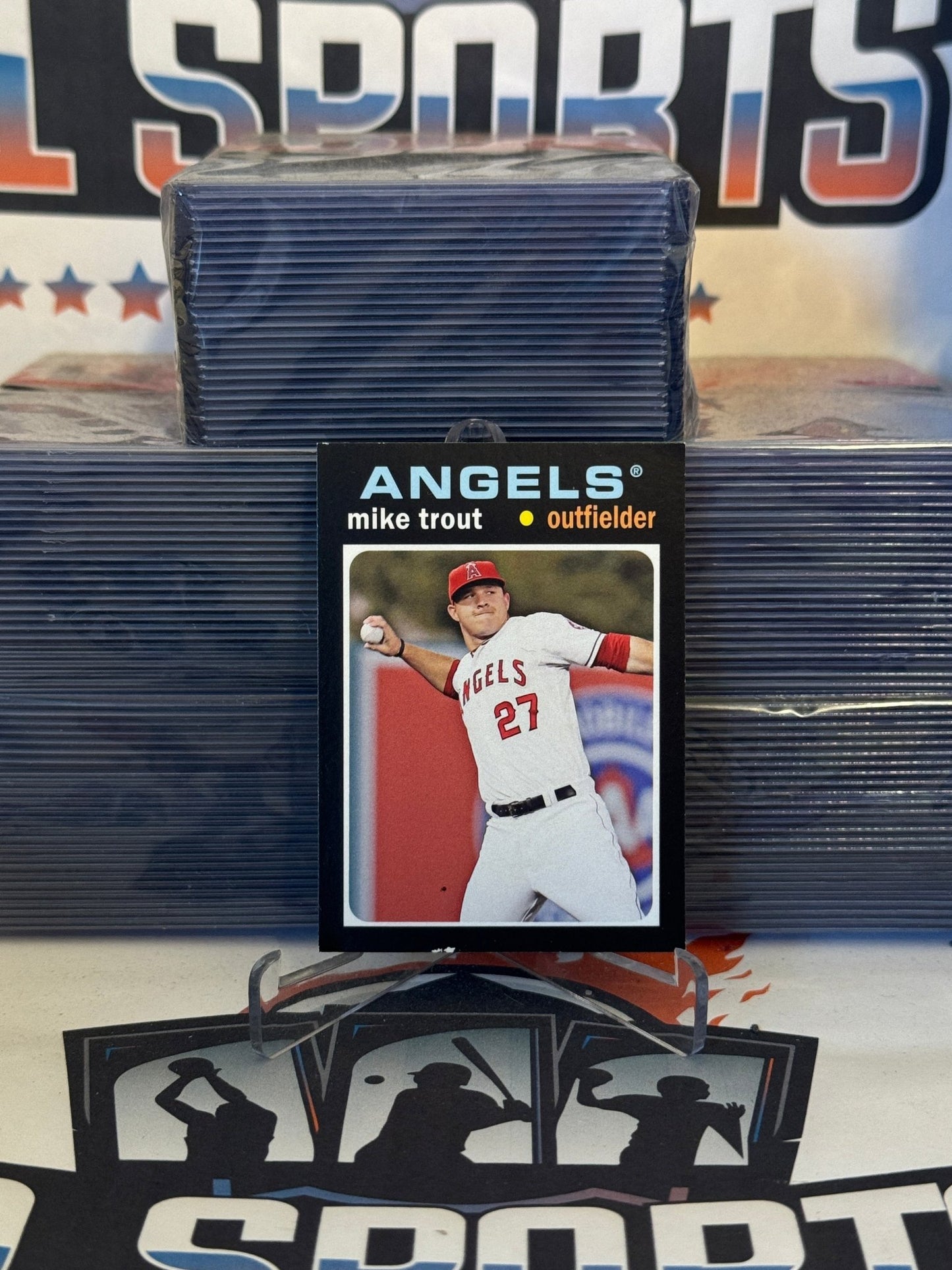 2013 Topps Update (Mini, 1971 Redux) Mike Trout #TM-7