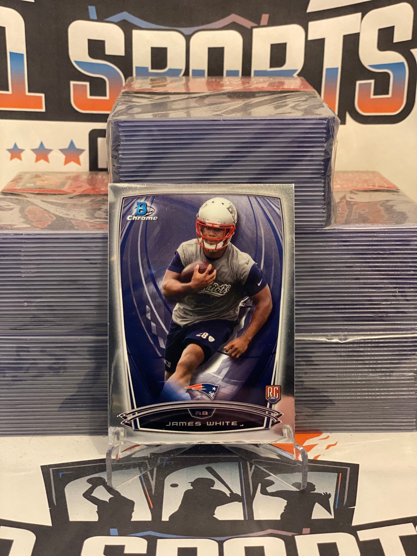 2014 Bowman Chrome James White Rookie #148