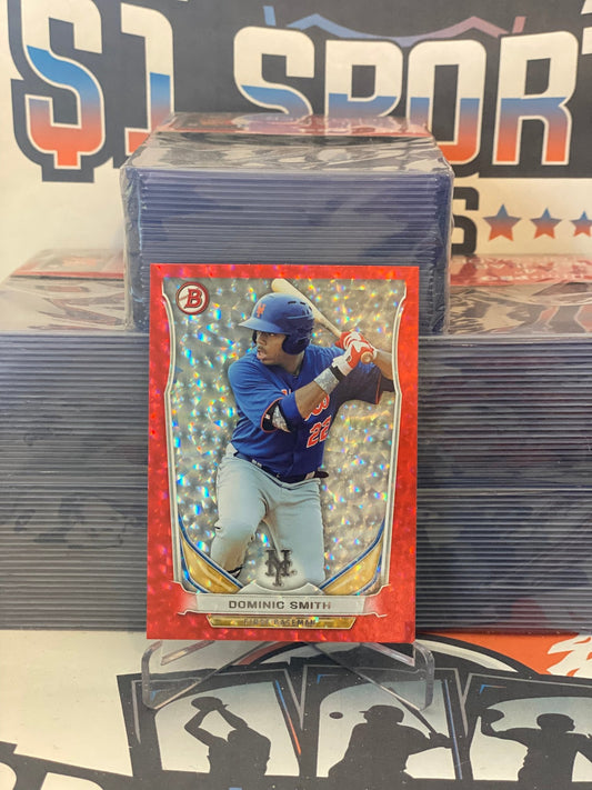 2014 Bowman Top Prospects (Red Foil 117/150) Dominic Smith #TP-26