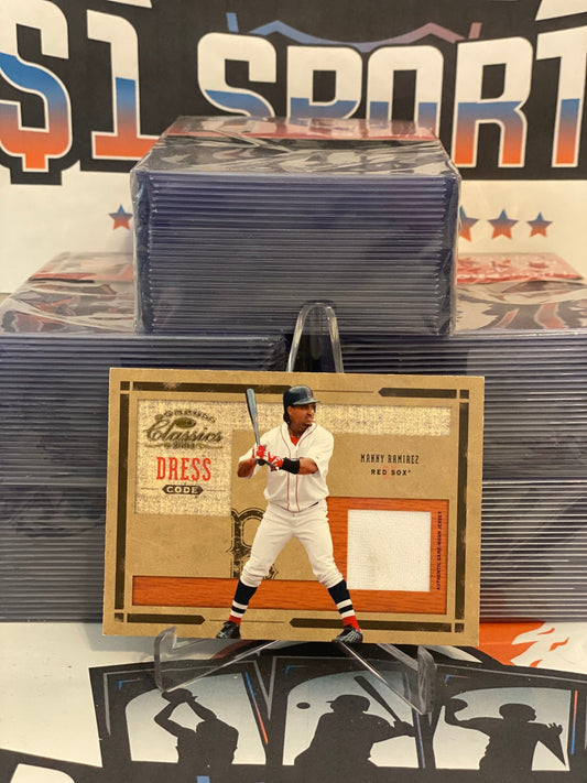 2014 Donruss Classics (Dress Code Relic 070/100) Manny Ramirez #DC-24