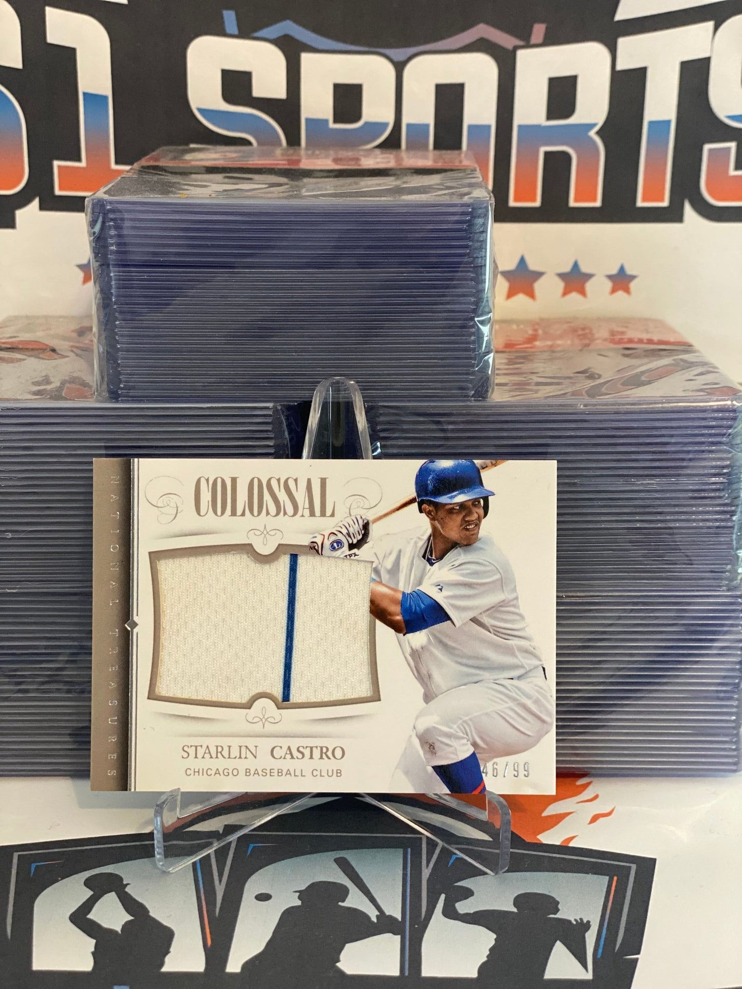 2014 Panini National Treasures (Colossal Relic 46/99) Starlin Castro #26